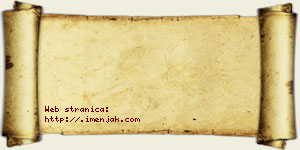 Janoš Vojnović vizit kartica